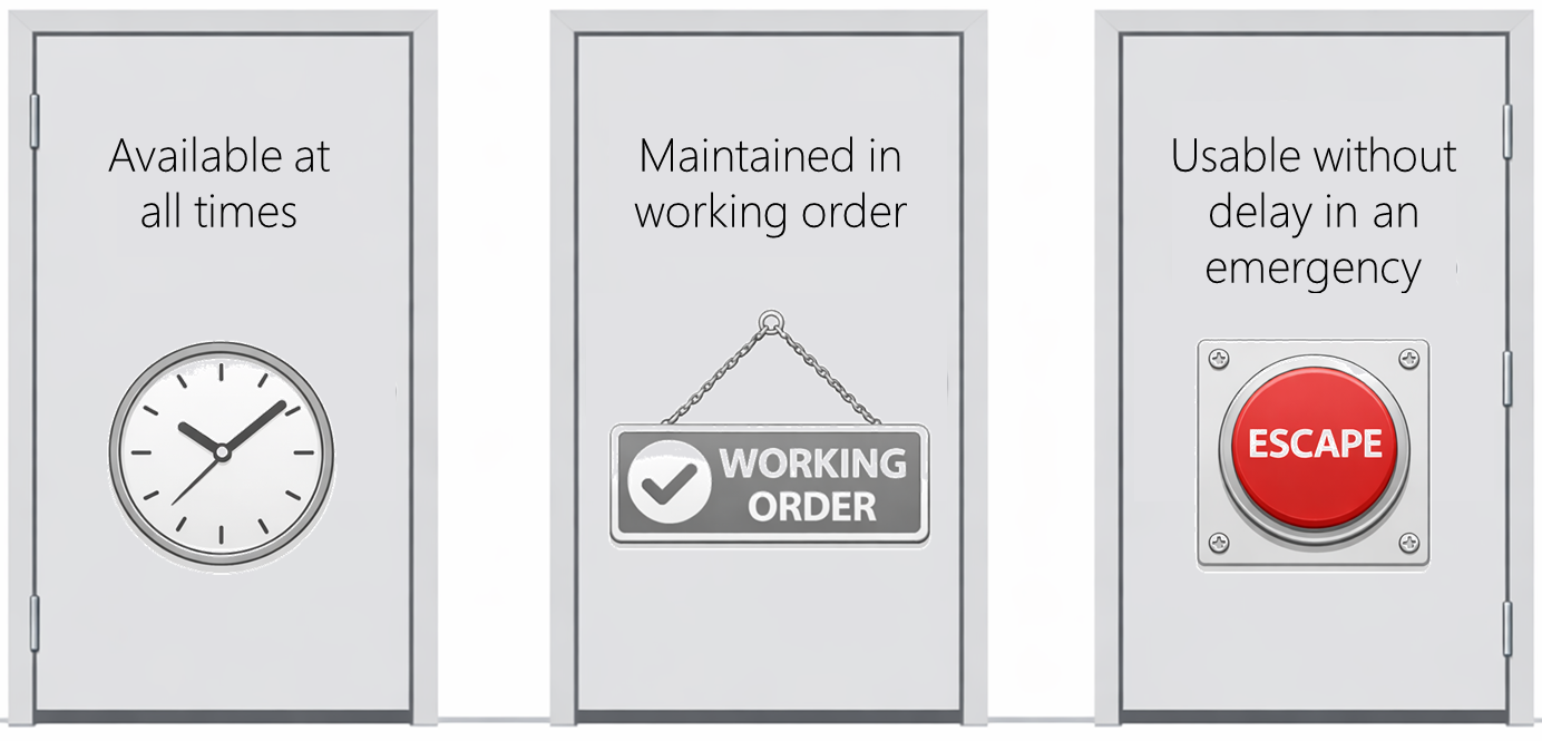 fire safety door considerations